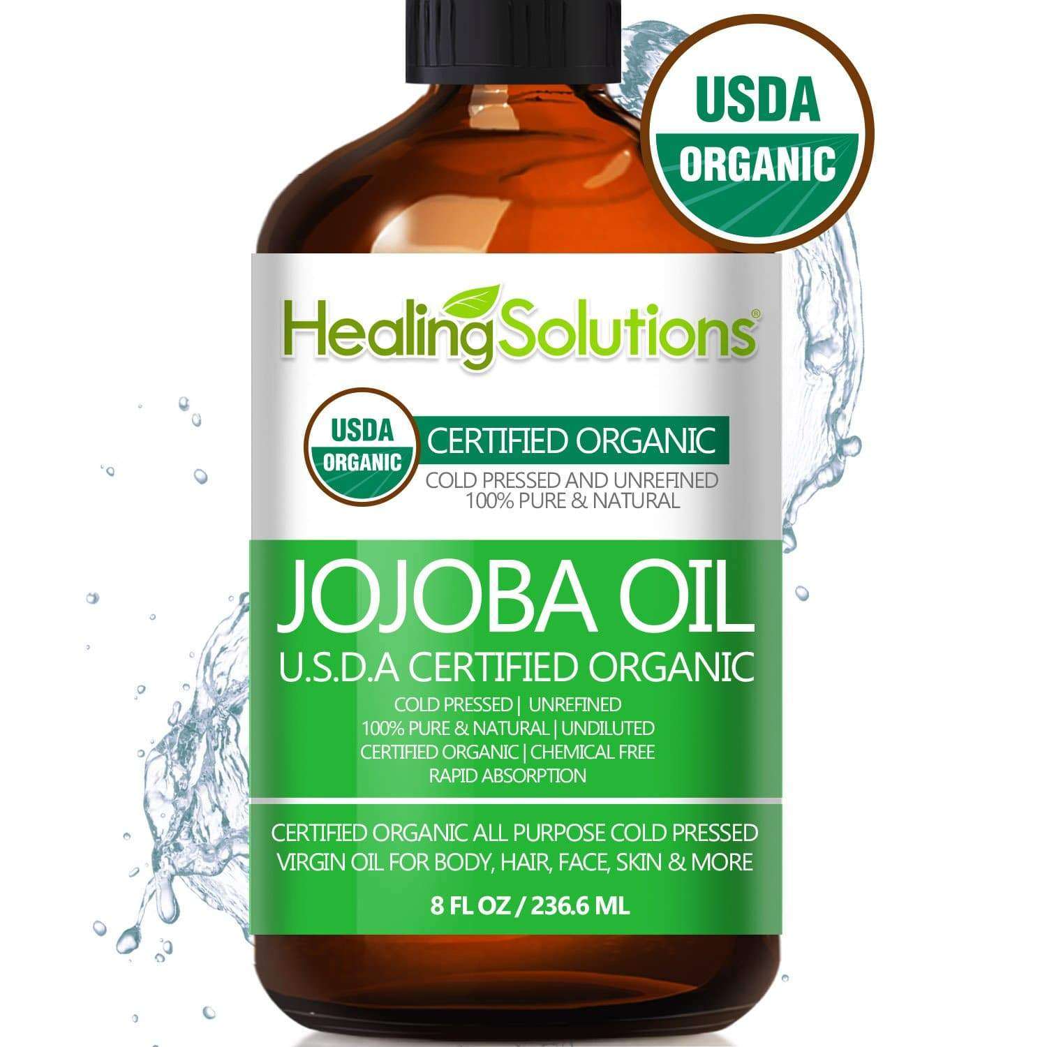 Organic Jojoba Carrier Oil-Healing Solutions | Essential Oils
