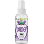Organic Lavender Spray – Water infused with Lavender Essential Oil – Certified USDA Organic - 2oz Bottle by Healing Solutions-Healing Solutions | Essential Oils