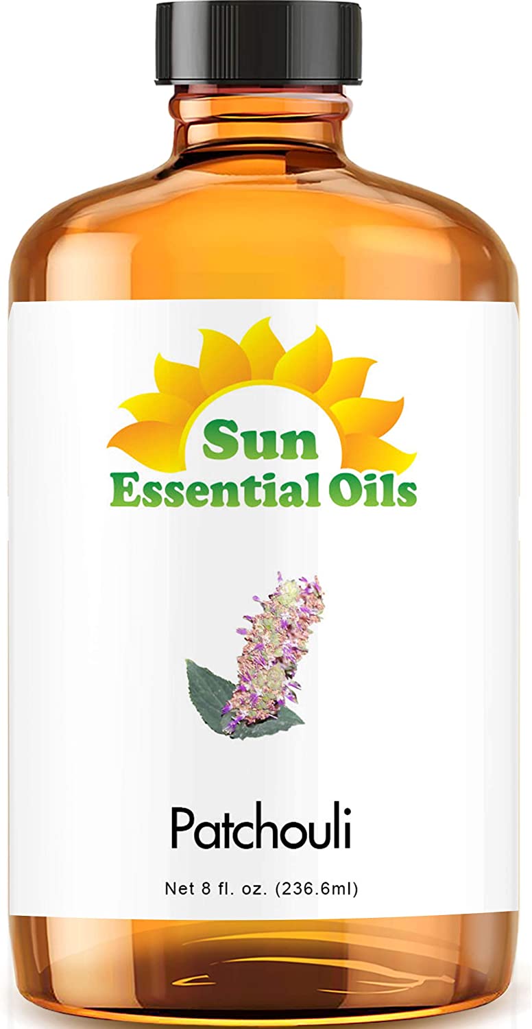 Sun Essential Oils 8oz - Patchouli Essential Oil - 8 Fluid Ounces