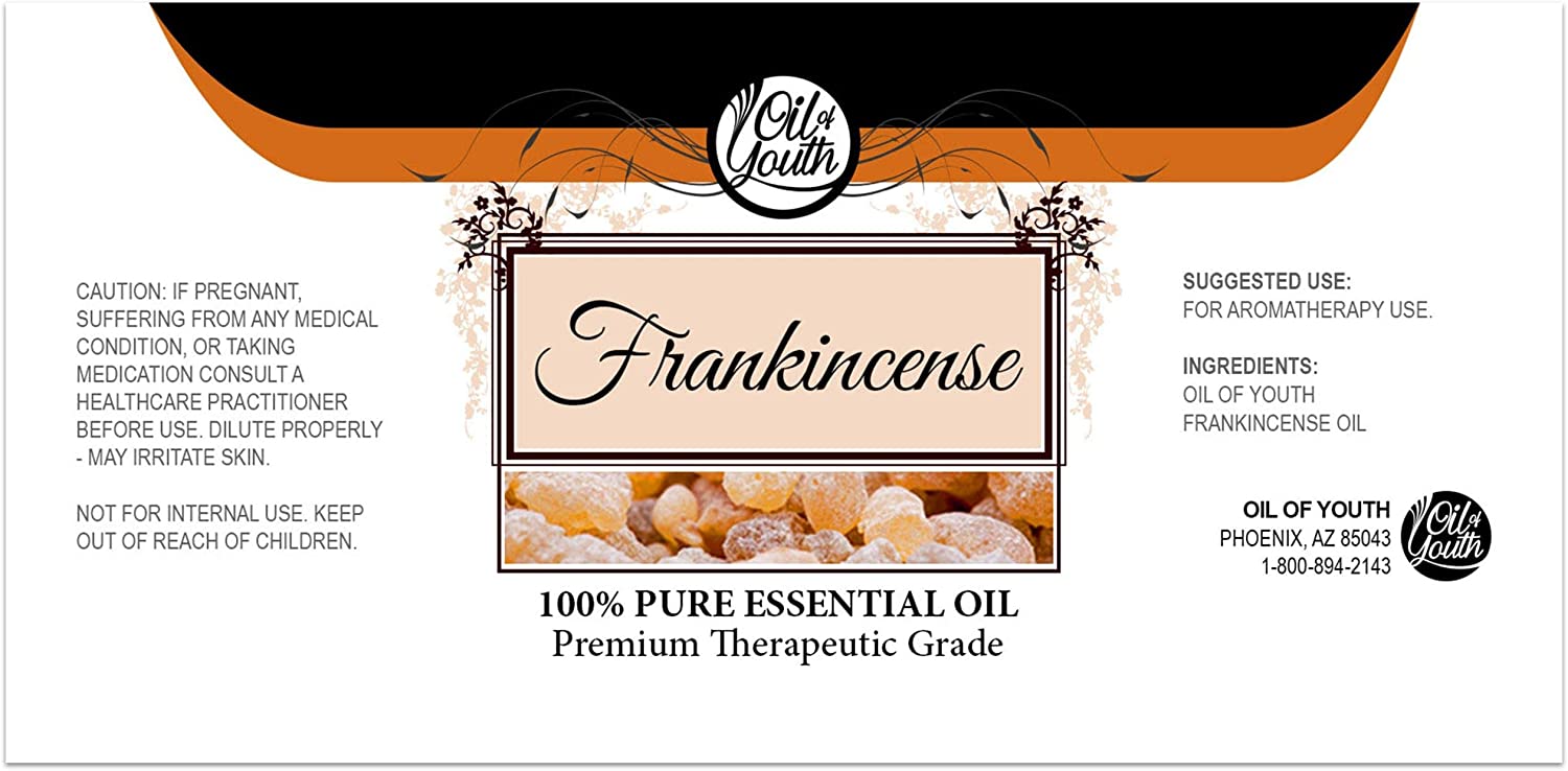 Oil of Youth Essential Oils 8oz - Frankincense Essential Oil - 8 Fluid Ounces