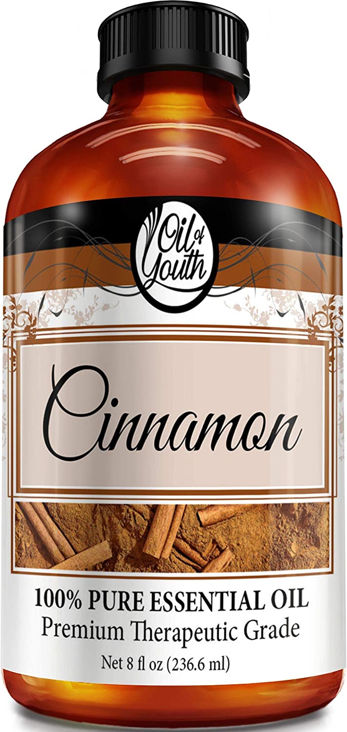 Oil of Youth Essential Oils 8oz - Cinnamon Essential Oil - 8 Fluid Ounces