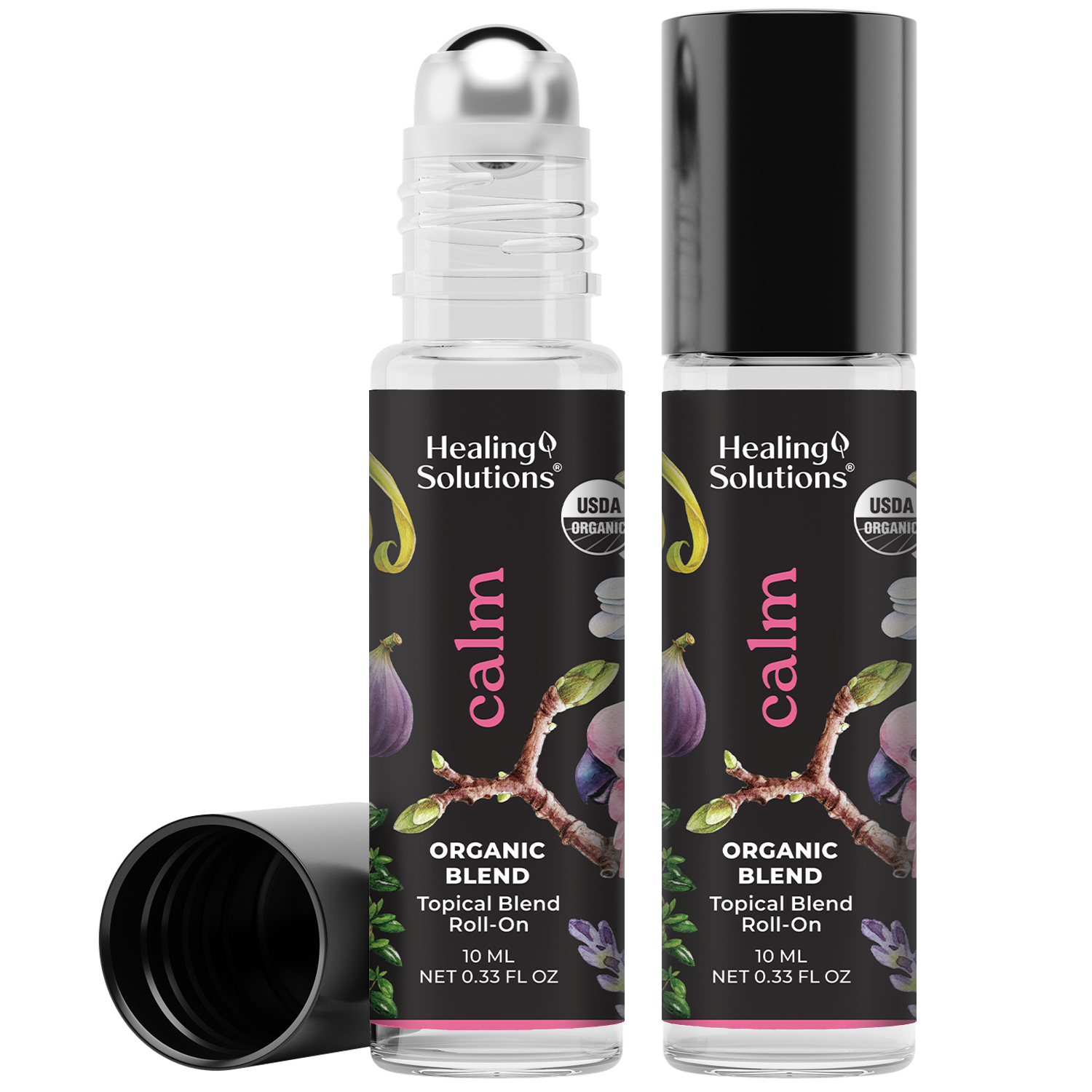 Organic Calm Body, Calm Mind Blend Essential Oil Roll On (2 PACK)