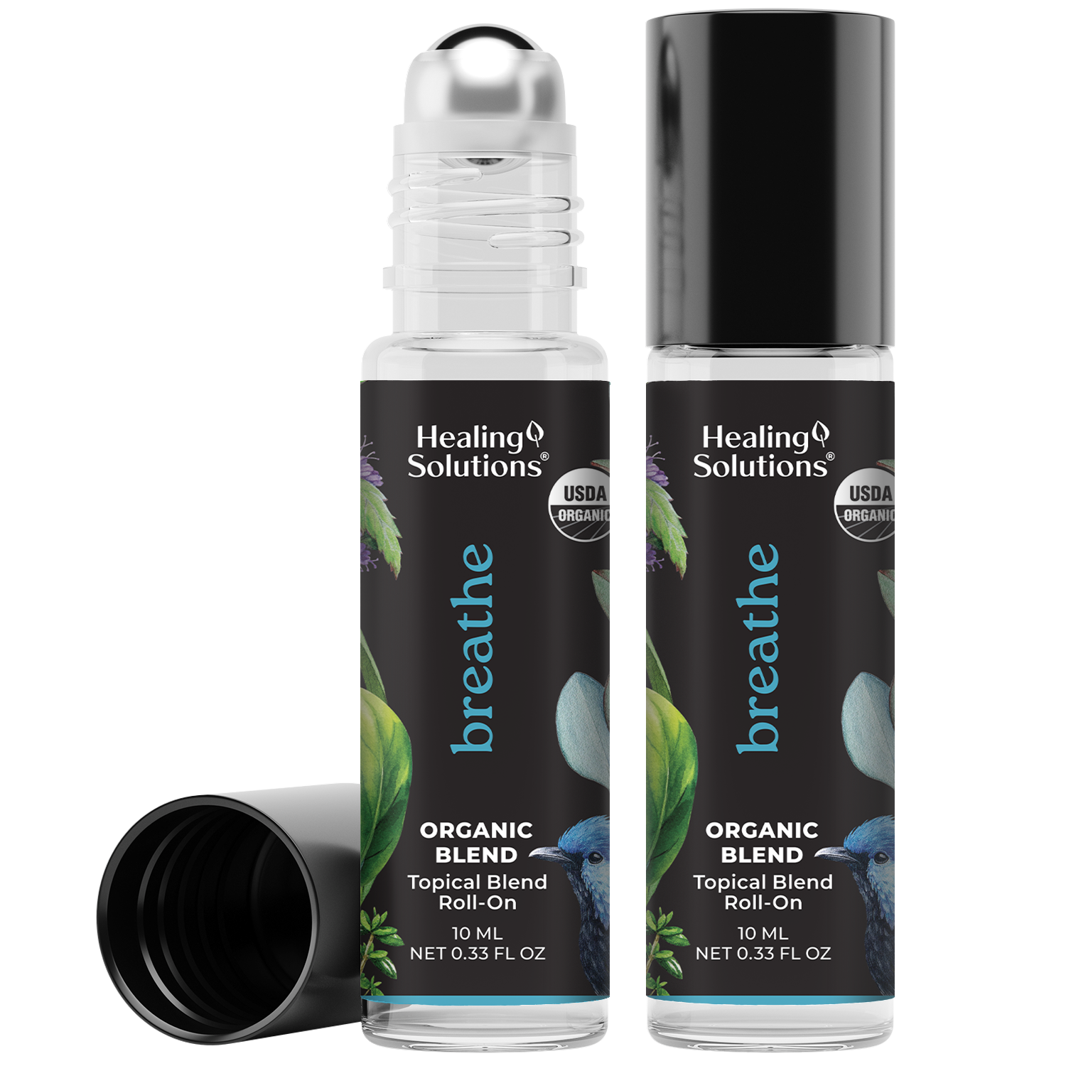 Organic Breathe Blend Essential Oil Roll On (2 PACK)