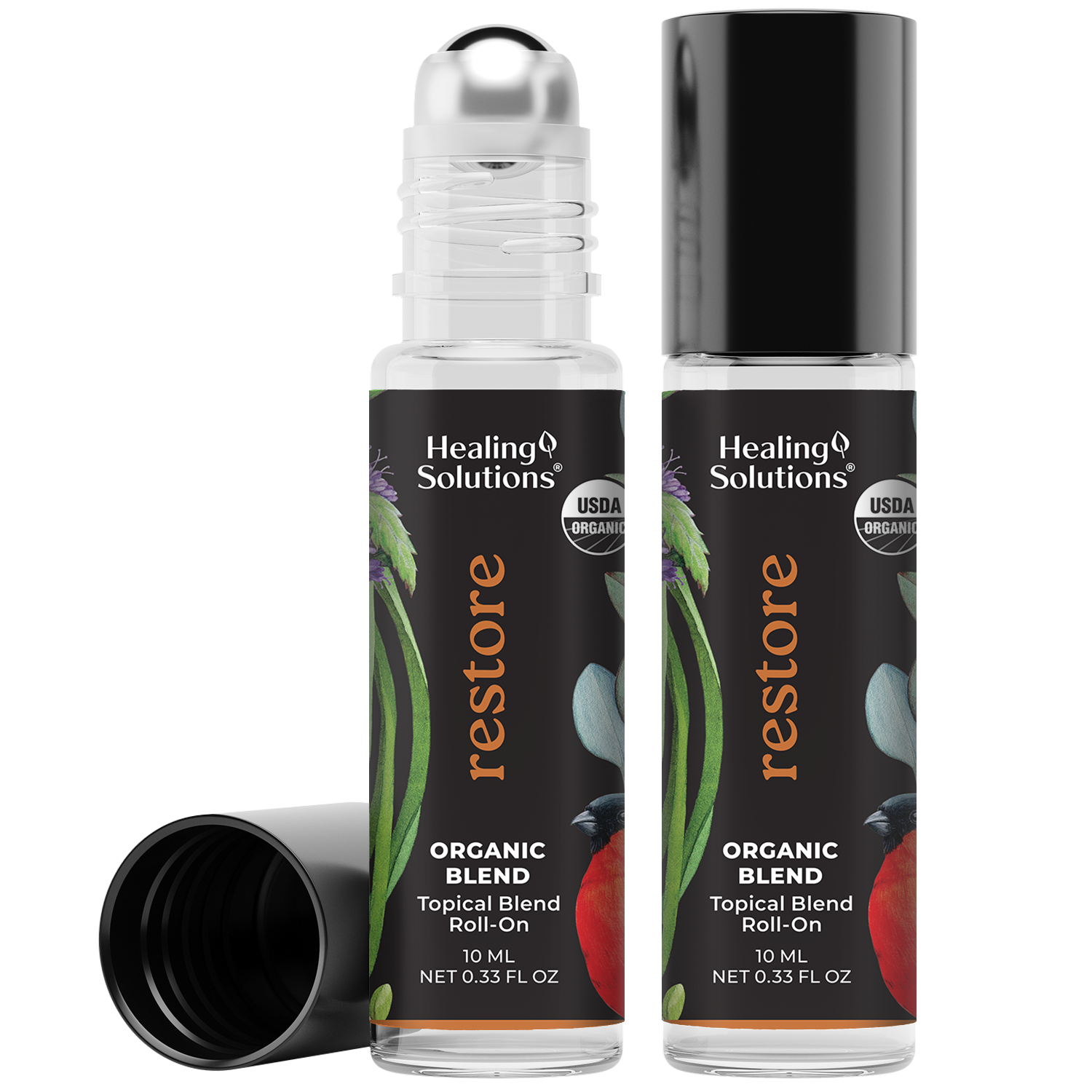 Organic Deep Muscle Relief Essential Oil Blend Roll On (2 PACK)