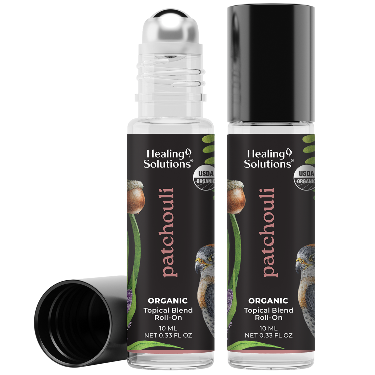 Organic Patchouli Essential Oil Roll On (2 PACK)