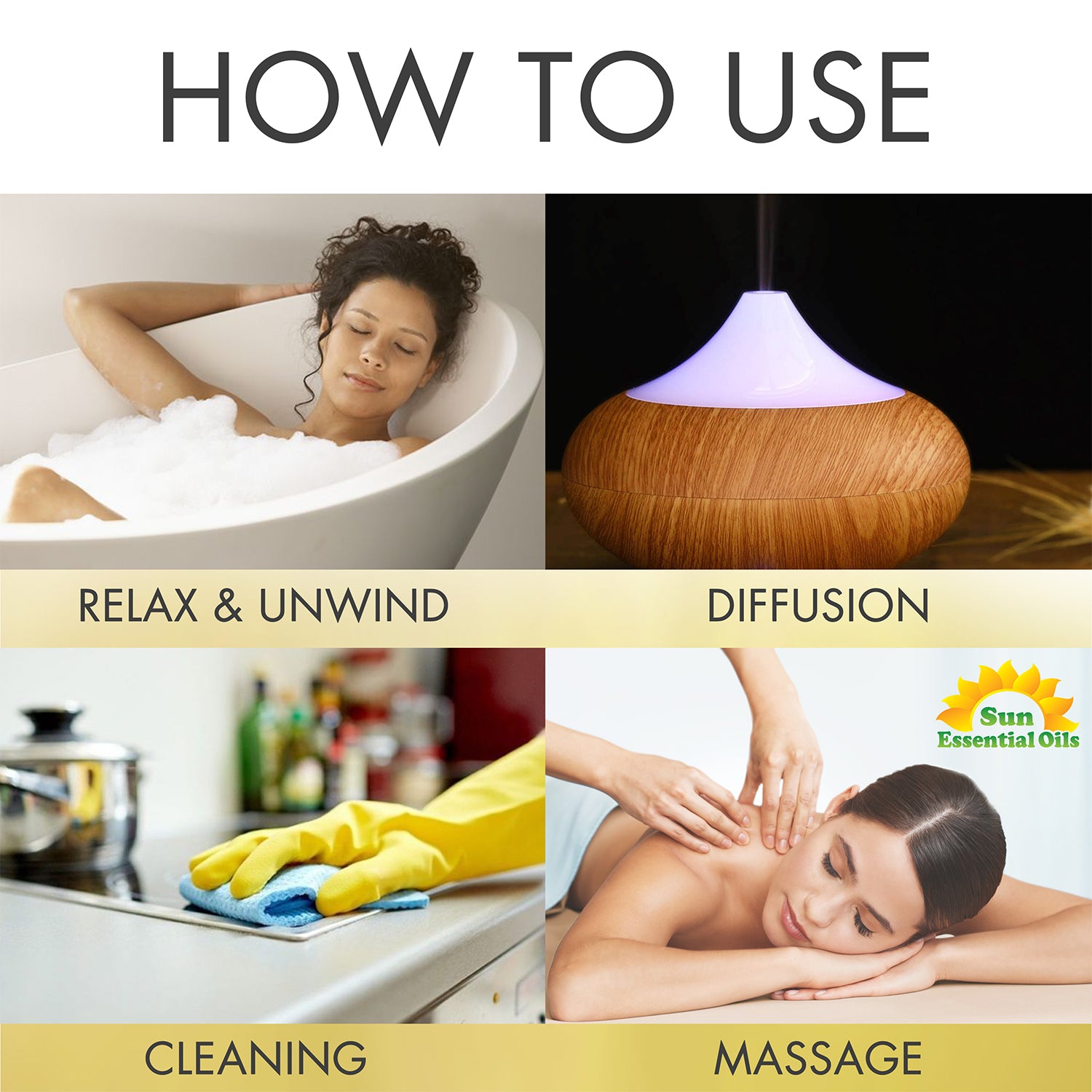 Sun Essential Oils Clary Sage 16 oz