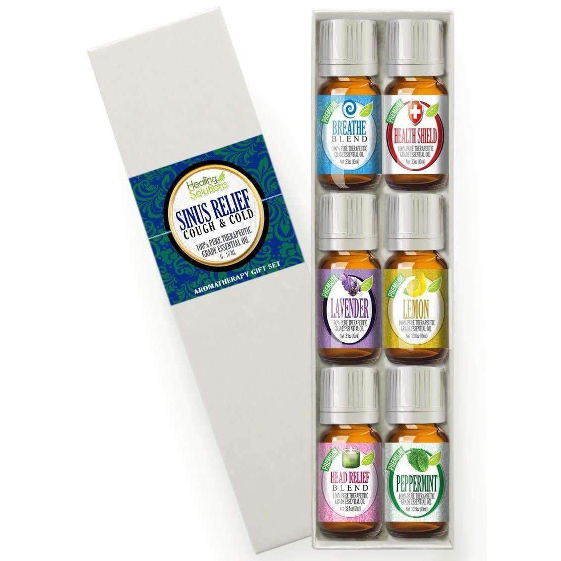 Sinus Relief, Cough, and Cold Set (6/10mL)-Healing Solutions | Essential Oils