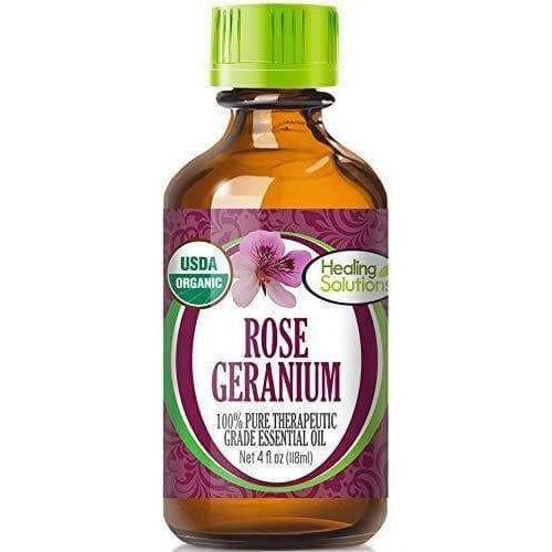 Organic Rose Geranium Essential Oil-Healing Solutions | Essential Oils