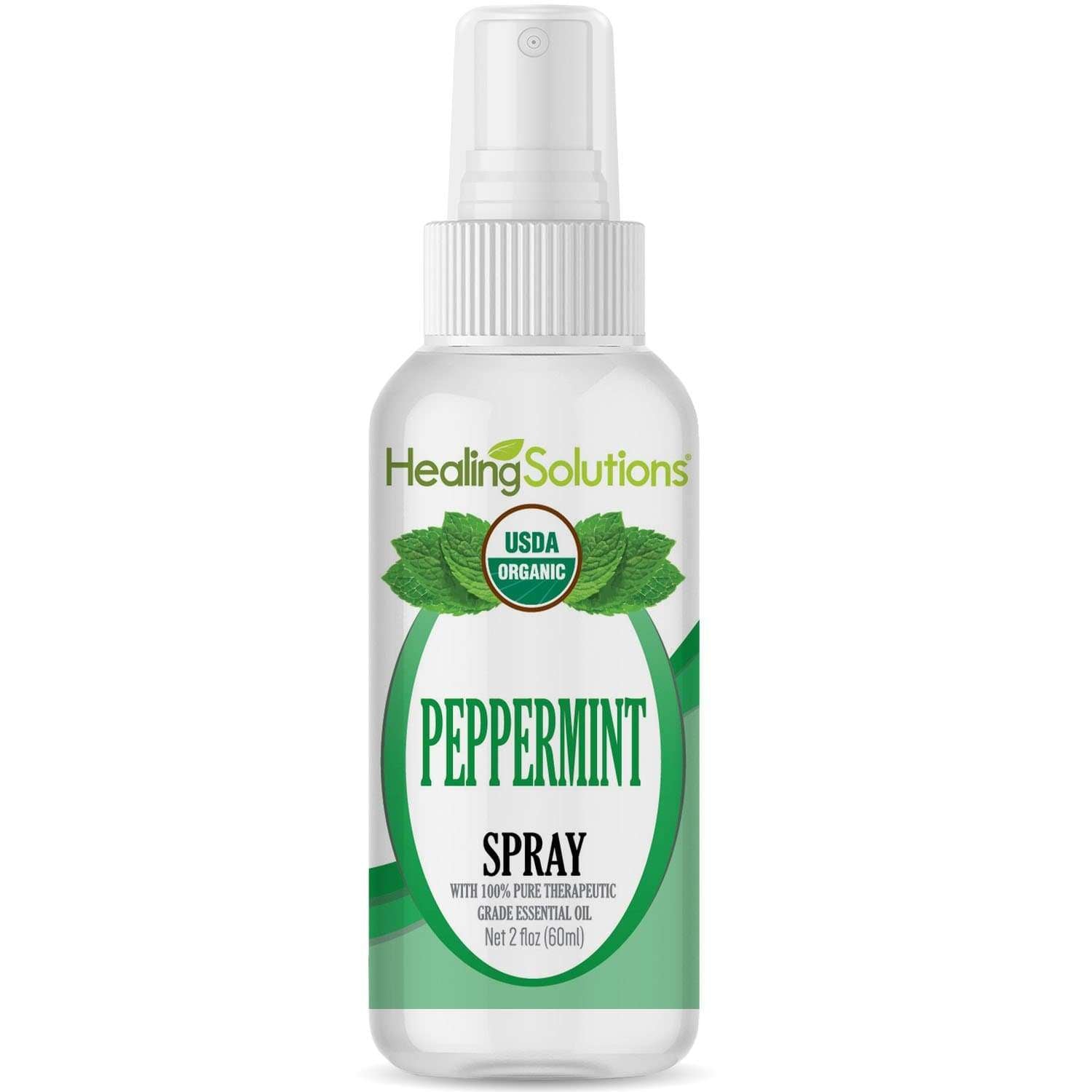 Organic Peppermint Essential Oil Spray-Healing Solutions | Essential Oils