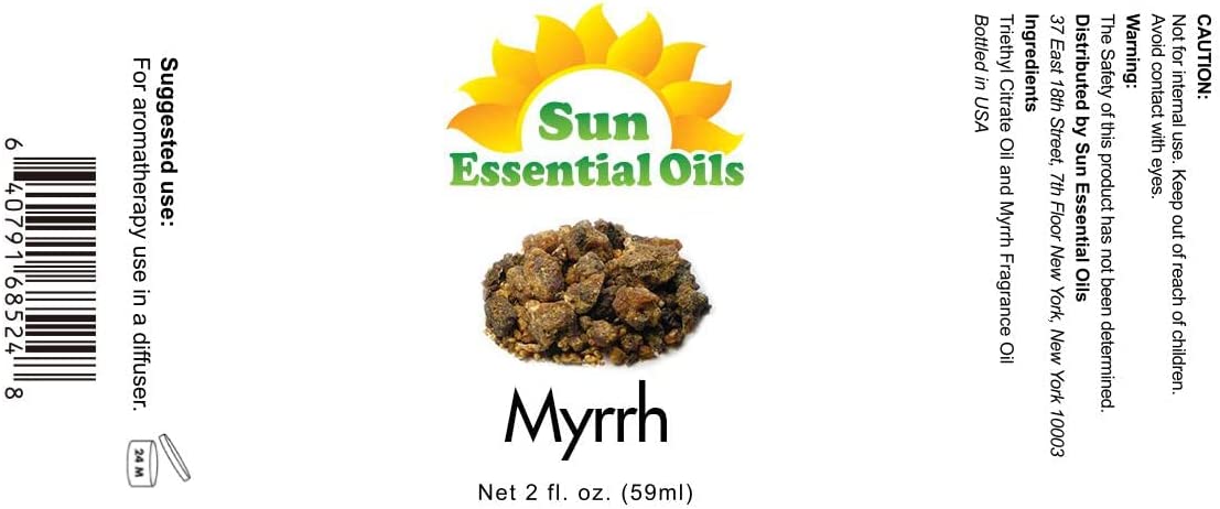 Sun Essential Oils 2oz - Myrrh Essential Oil - 2 Fluid Ounces