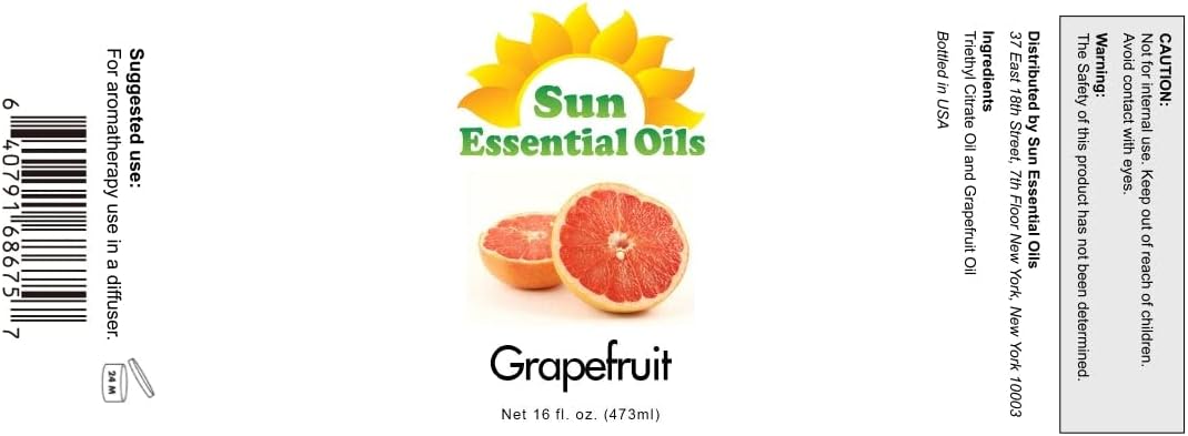 Sun Essential Oils Grapefruit 16oz
