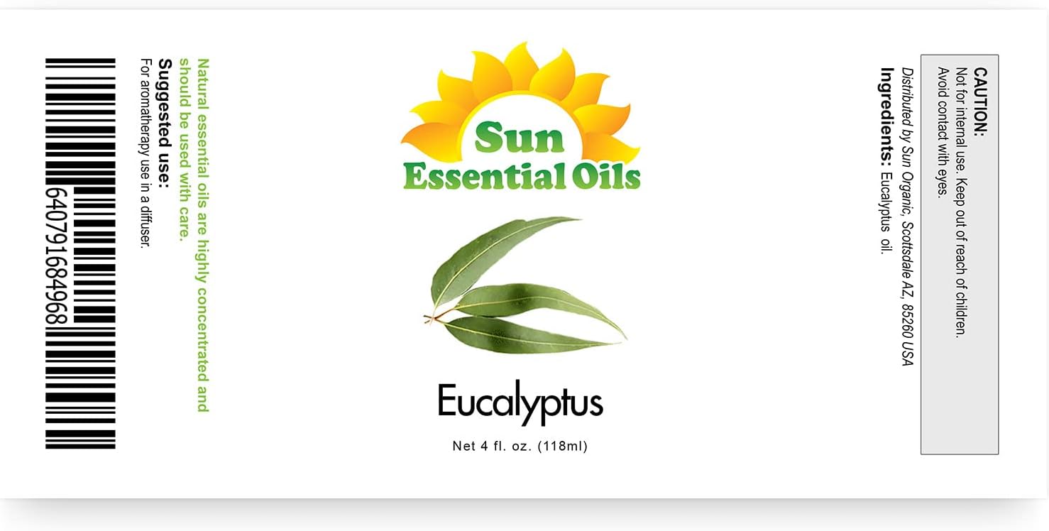 Sun Essential Oils Eucalyptus 4oz