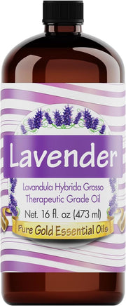 Pure Gold Essential Oils Lavender 16oz