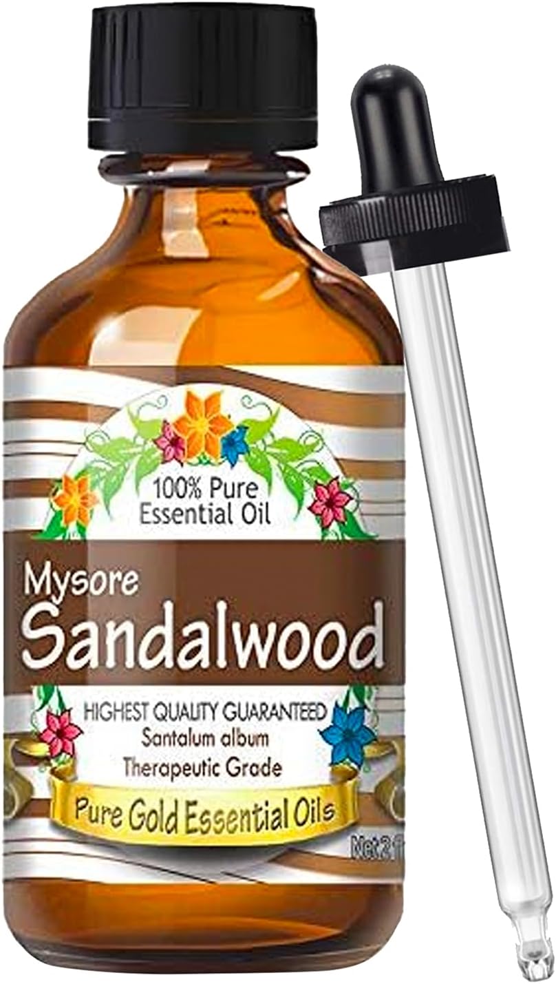 Pure Gold Essential Oils Mysore Sandalwood 2oz