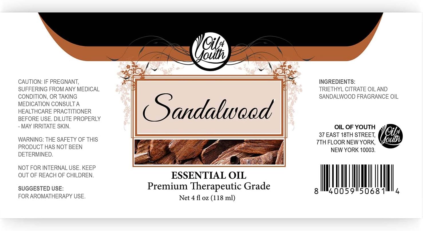 Oil of Youth Sandalwood 4oz