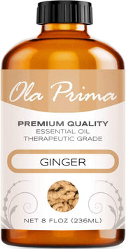 Ola Prima Oils 8oz - Ginger Essential Oil - 8 Fluid Ounces