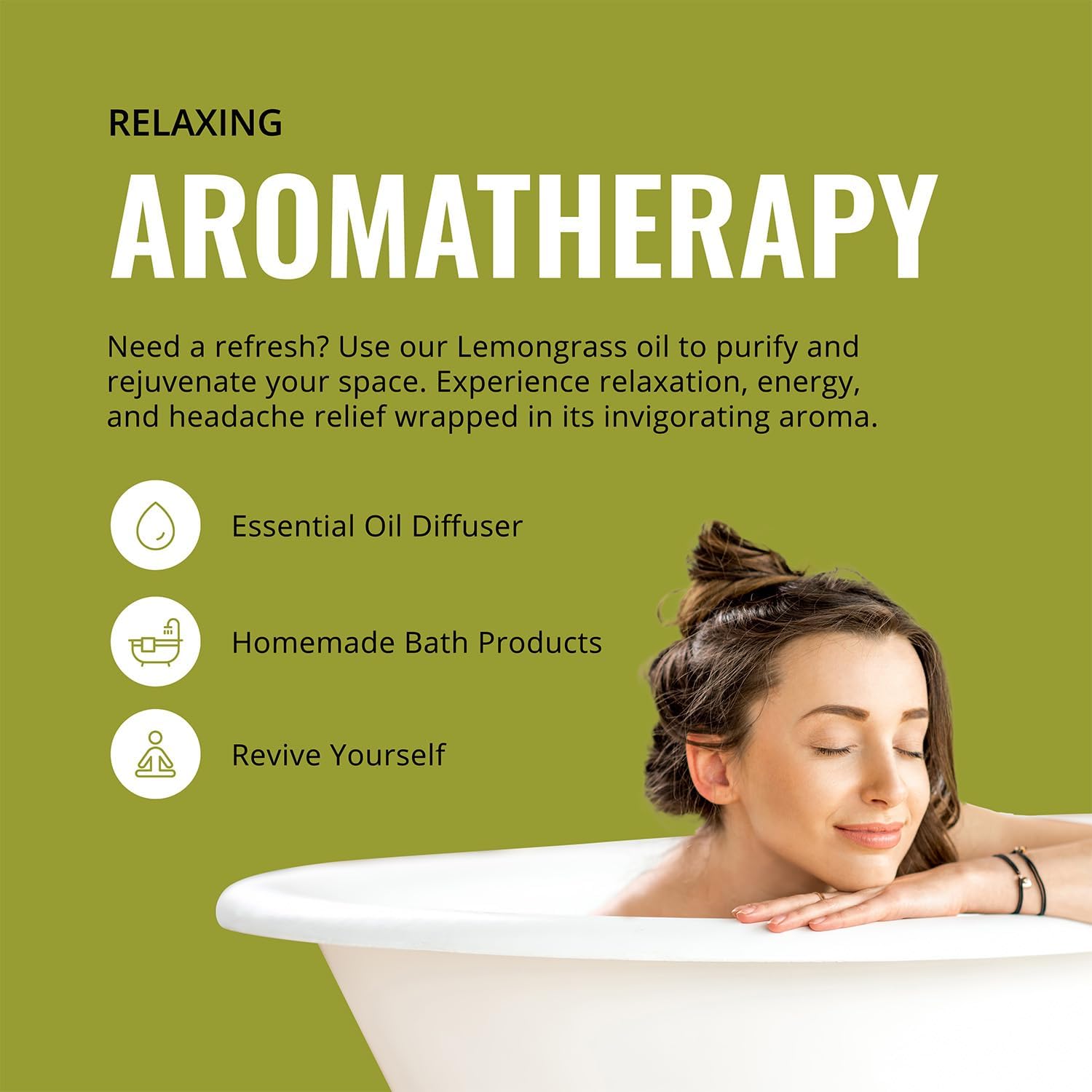 Lab Bulks Essential Oil Lemongrass 16oz