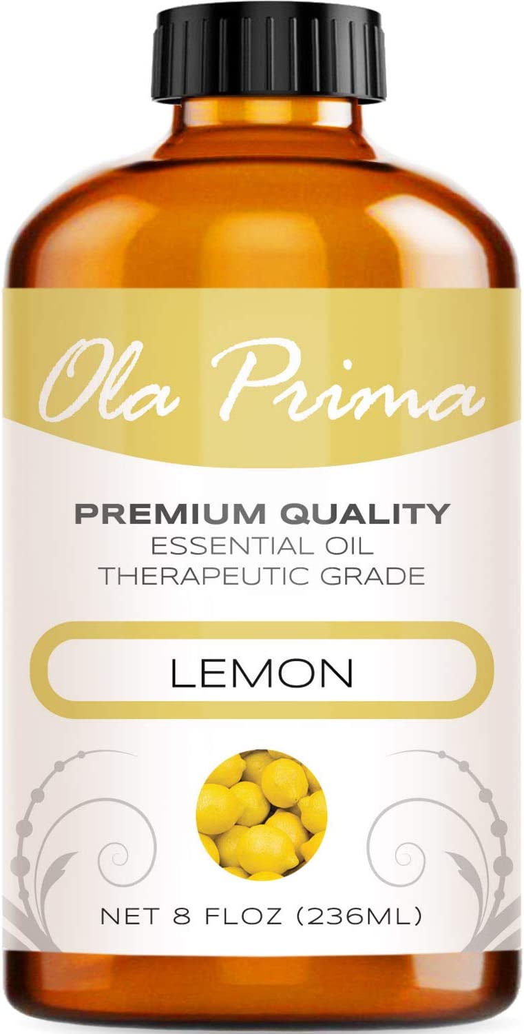 Ola Prima Oils 8oz - Lemon Essential Oil - 8 Fluid Ounces