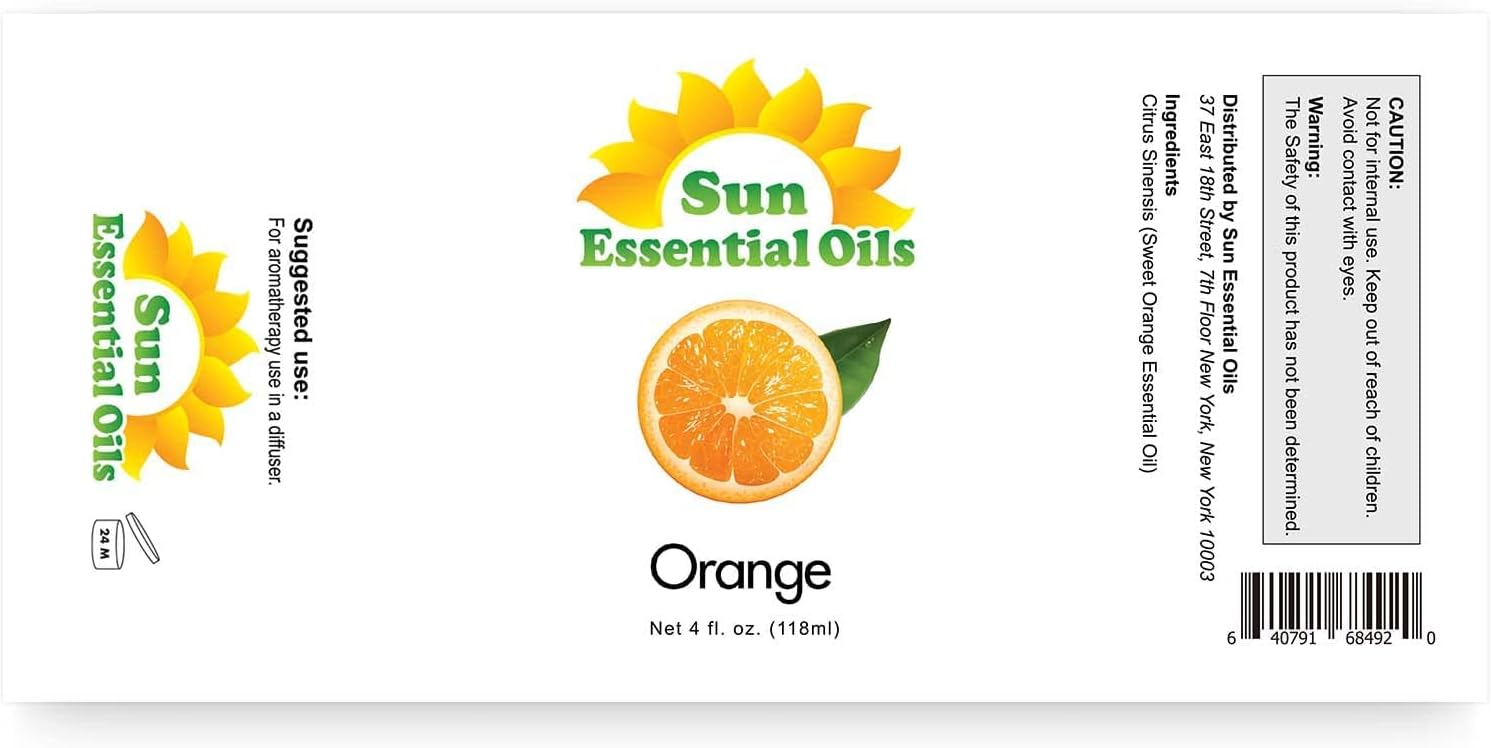 Sun Essential Oils Sweet Orange 4oz