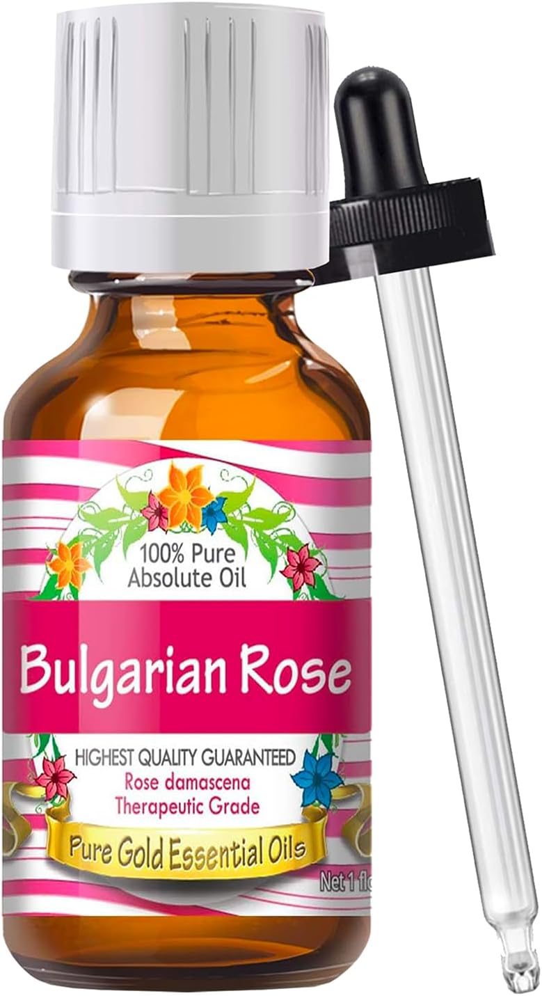 Pure Gold Essential Oils Bulgarian Rose 1oz