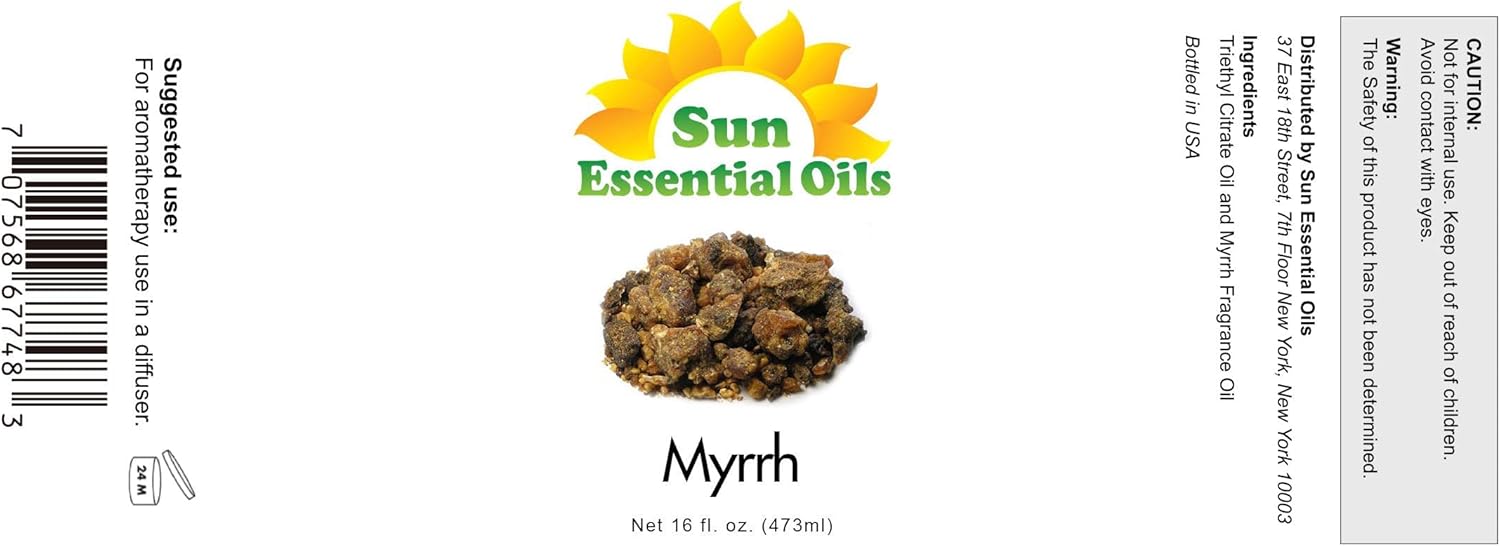 Sun Essential Oils Myhrr 16oz