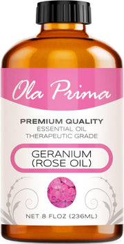 Ola Prima Geranium (Rose Oil) 8oz