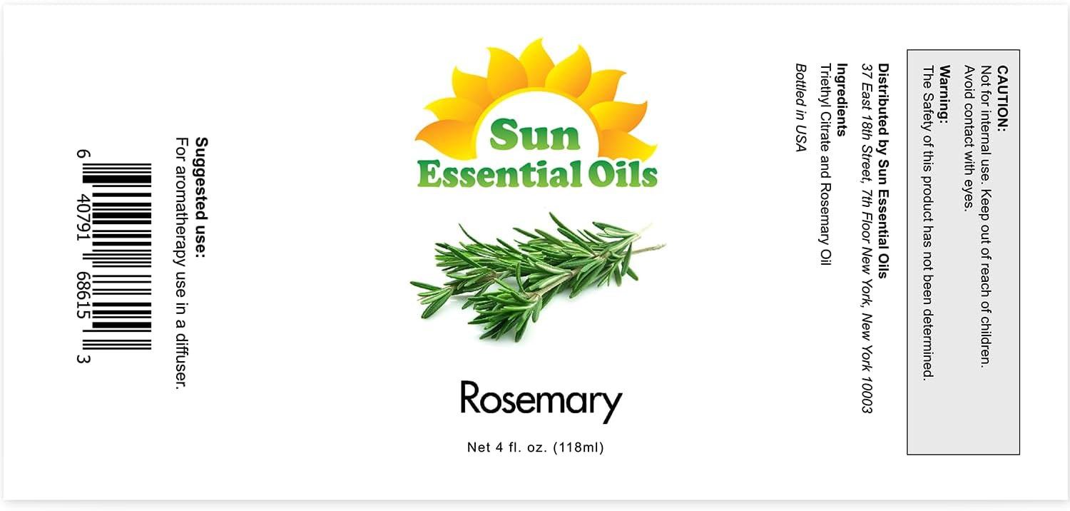 Sun Essential Oils Rosemary 4oz