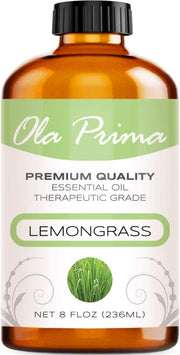 Ola Prima Oils 8oz - Lemongrass Essential Oil - 8 Fluid Ounces