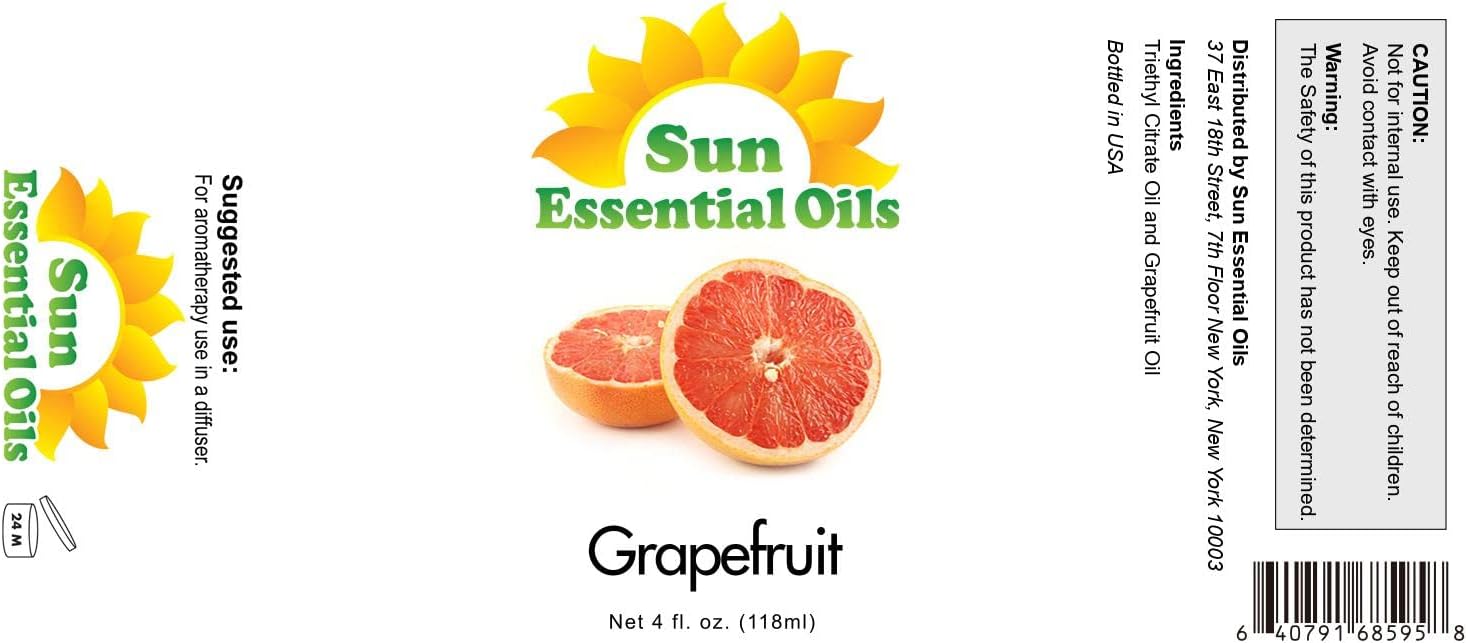 Sun Essential Oils Grapefruit 4oz