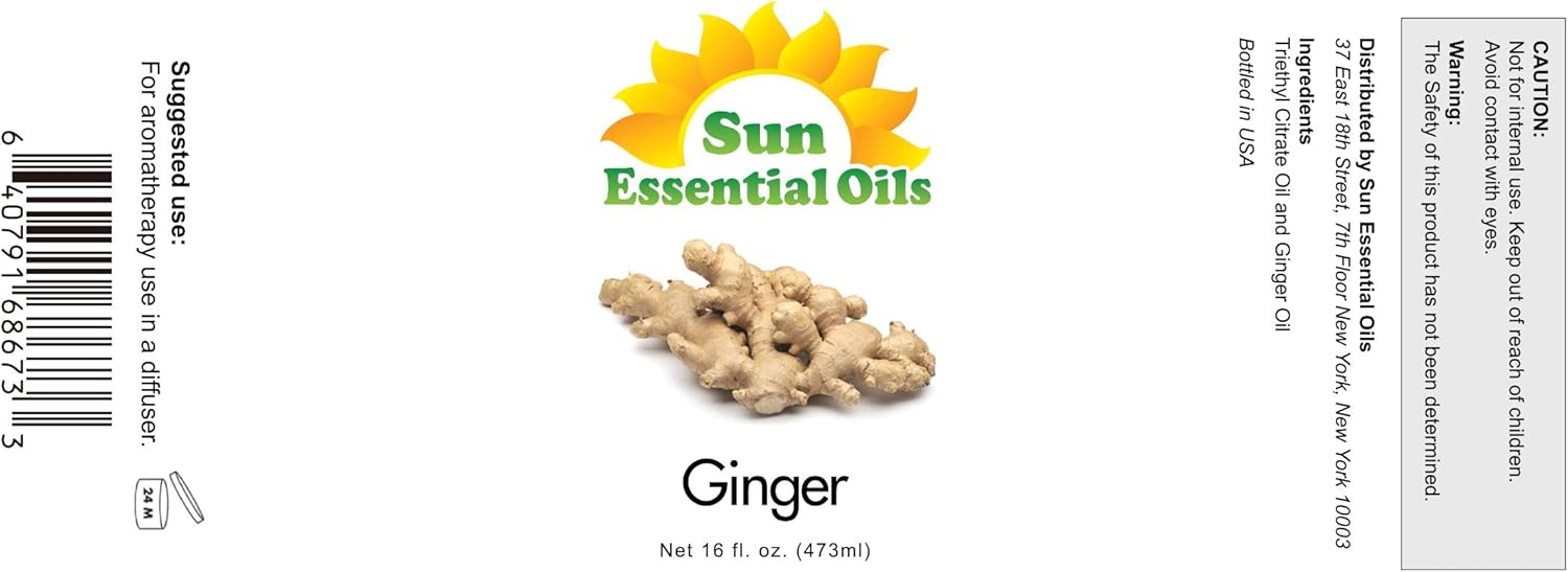 Sun Essential Oils Ginger 16oz