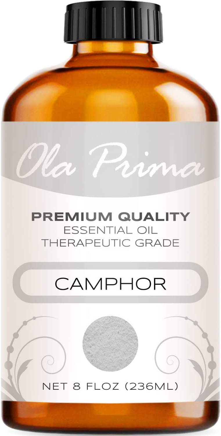 Ola Prima Oils 8oz - Camphor Essential Oil - 8 Fluid Ounces