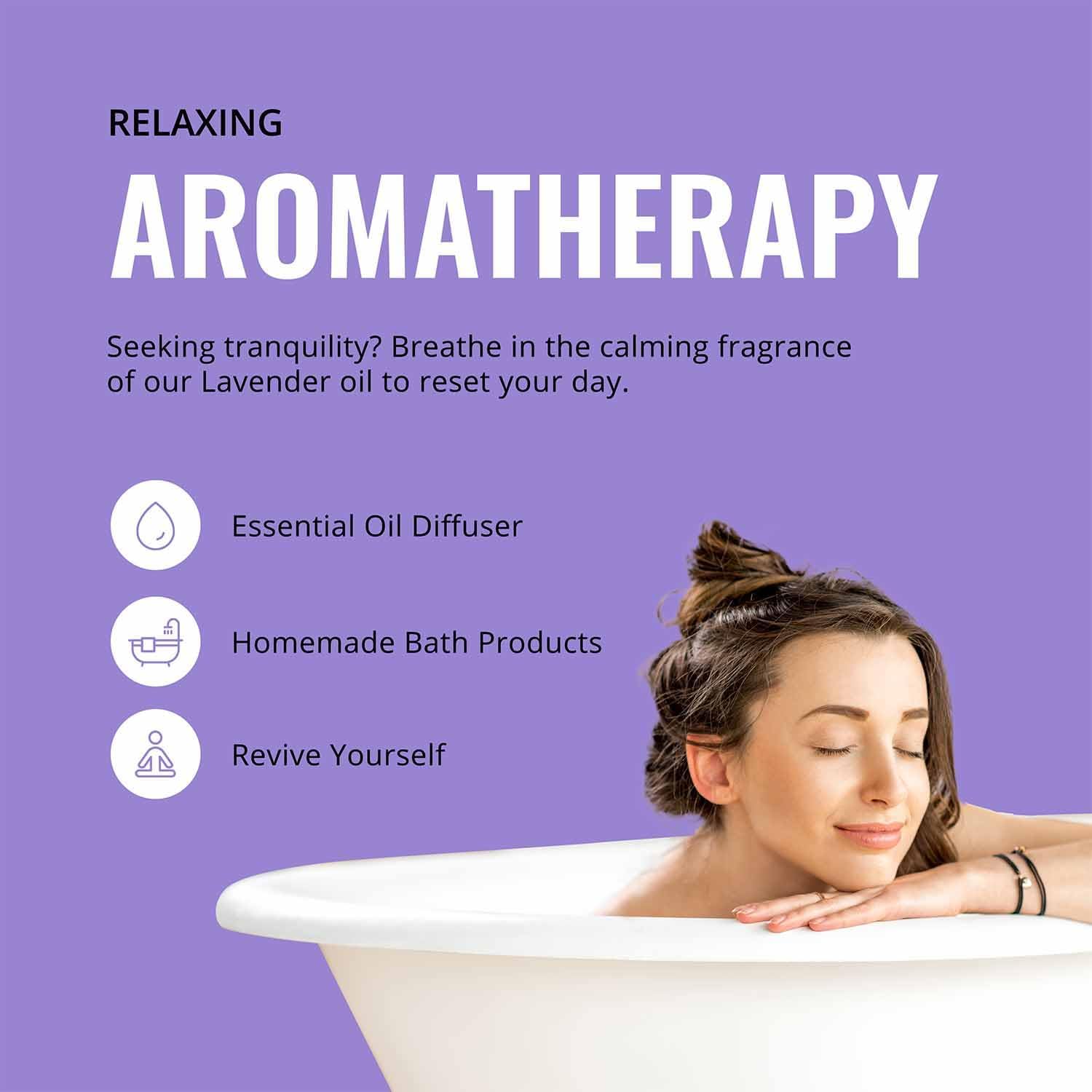 Lab Bulks Essential Oil Lavender (16oz, 2 Pack)