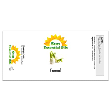 Sun Essential Oils 4oz - Fennel Essential Oil - 4 Fluid Ounces