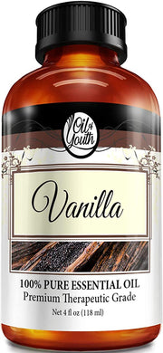 Oil of Youth Essential Oils 4oz - Vanilla Essential Oil - 4 Fluid Ounces