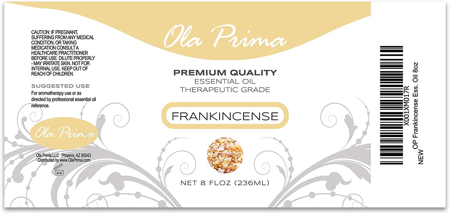 Ola Prima Oils 8oz - Frankincense Essential Oil - 8 Fluid Ounces