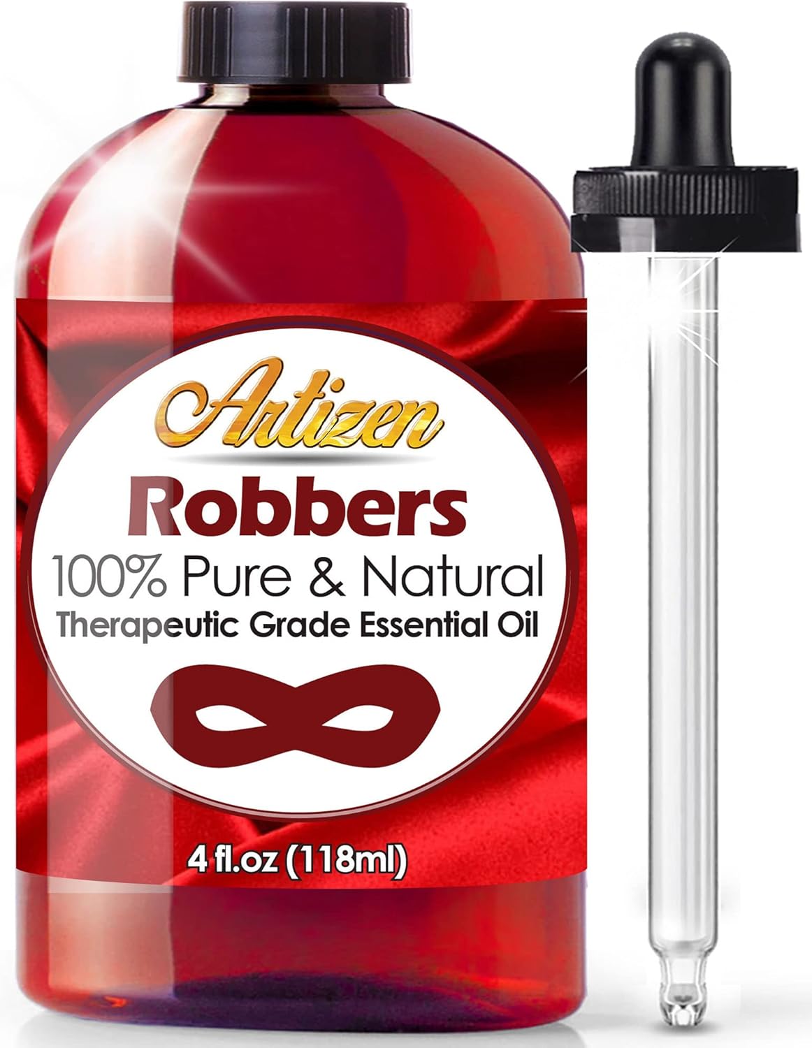Artizen Robbers Blend Essential Oil - Therapeutic Grade for Aromatherapy, Relaxation, Skin Therapy & More Eyedropper -1 fl oz - Aromatherapy Essential Oil