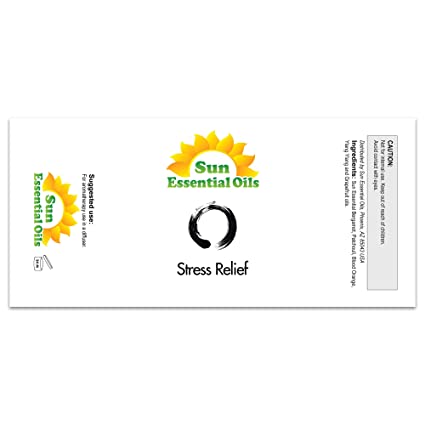 Stress Relief Blend Essential Oil (Huge 4oz Bottle) Bulk Stress Relief Blend Oil - 4 Ounce