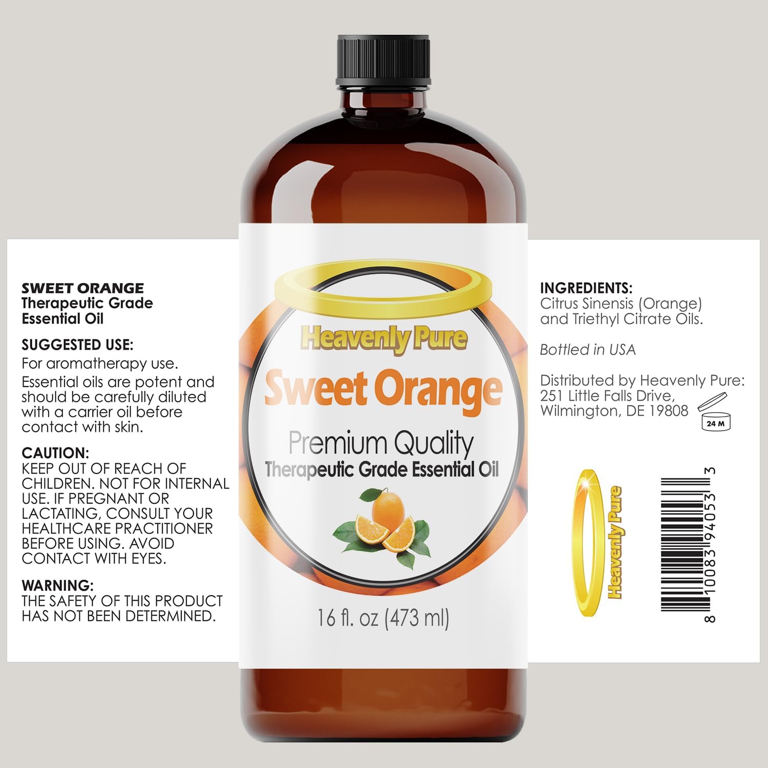 Heavenly Pure Sweet Orange 16oz