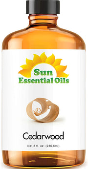 Sun Essential Oils 8oz - Cedarwood Essential Oil - 8 Fluid Ounces