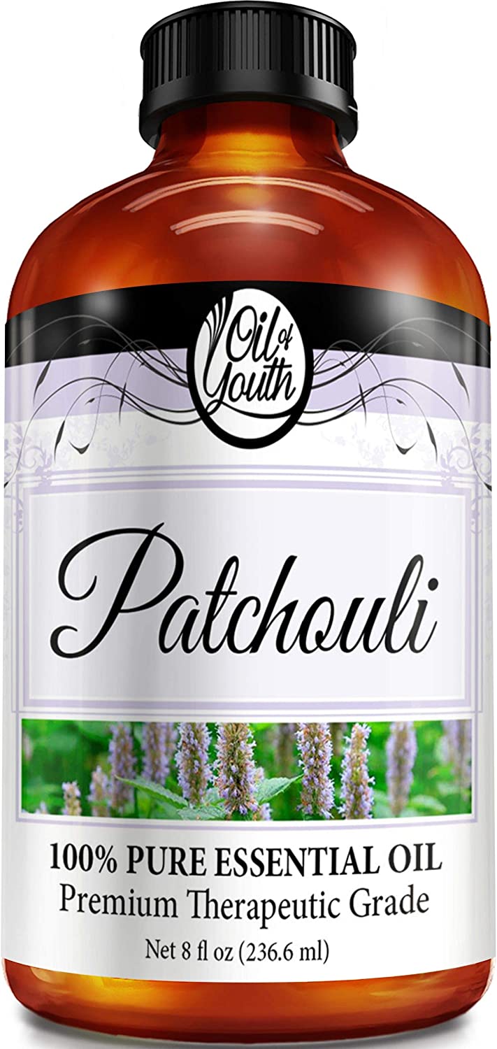 Oil of Youth Essential Oils 8oz - Patchouli Essential Oil - 8 Fluid Ounces