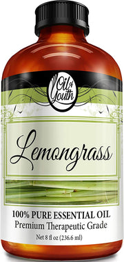 Oil of Youth Essential Oils 8oz - Lemongrass Essential Oil - 8 Fluid Ounces