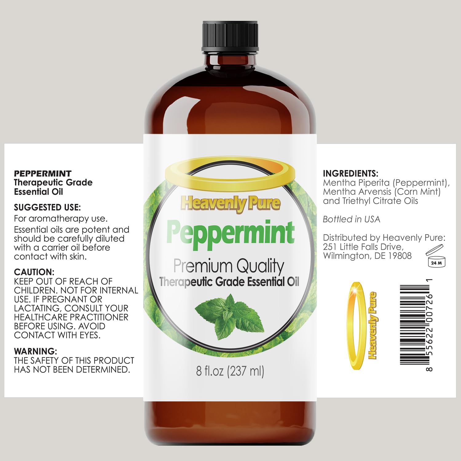 Heavenly Pure Peppermint 8oz