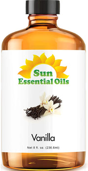 Sun Essential Oils 8oz - Vanilla Essential Oil - 8 Fluid Ounces