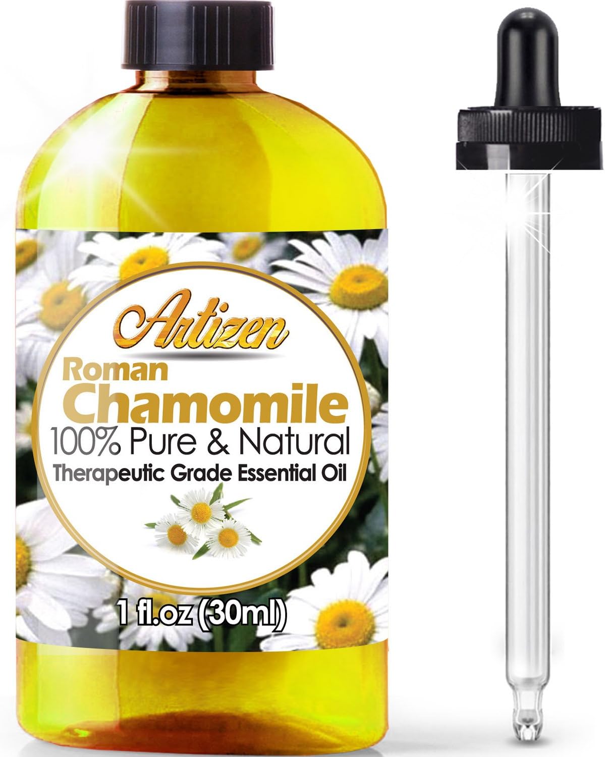 Artizen Roman Chamomile Essential Oil for Aromatherapy (30ml / 1 fl oz)