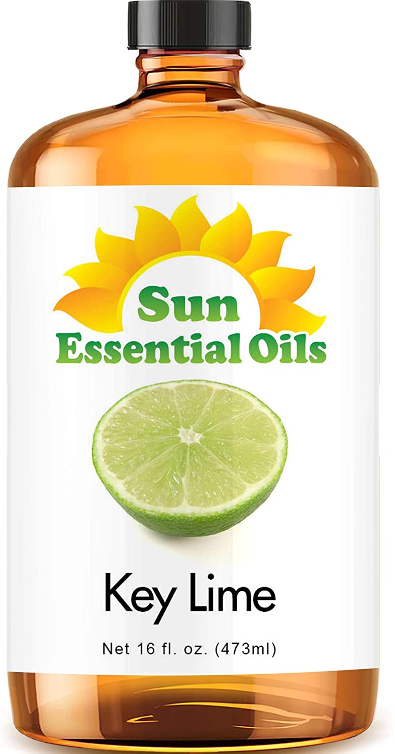 Key Lime Essential Oil (Huge 16oz Bottle) Bulk Key Lime Oil - 16 Ounce