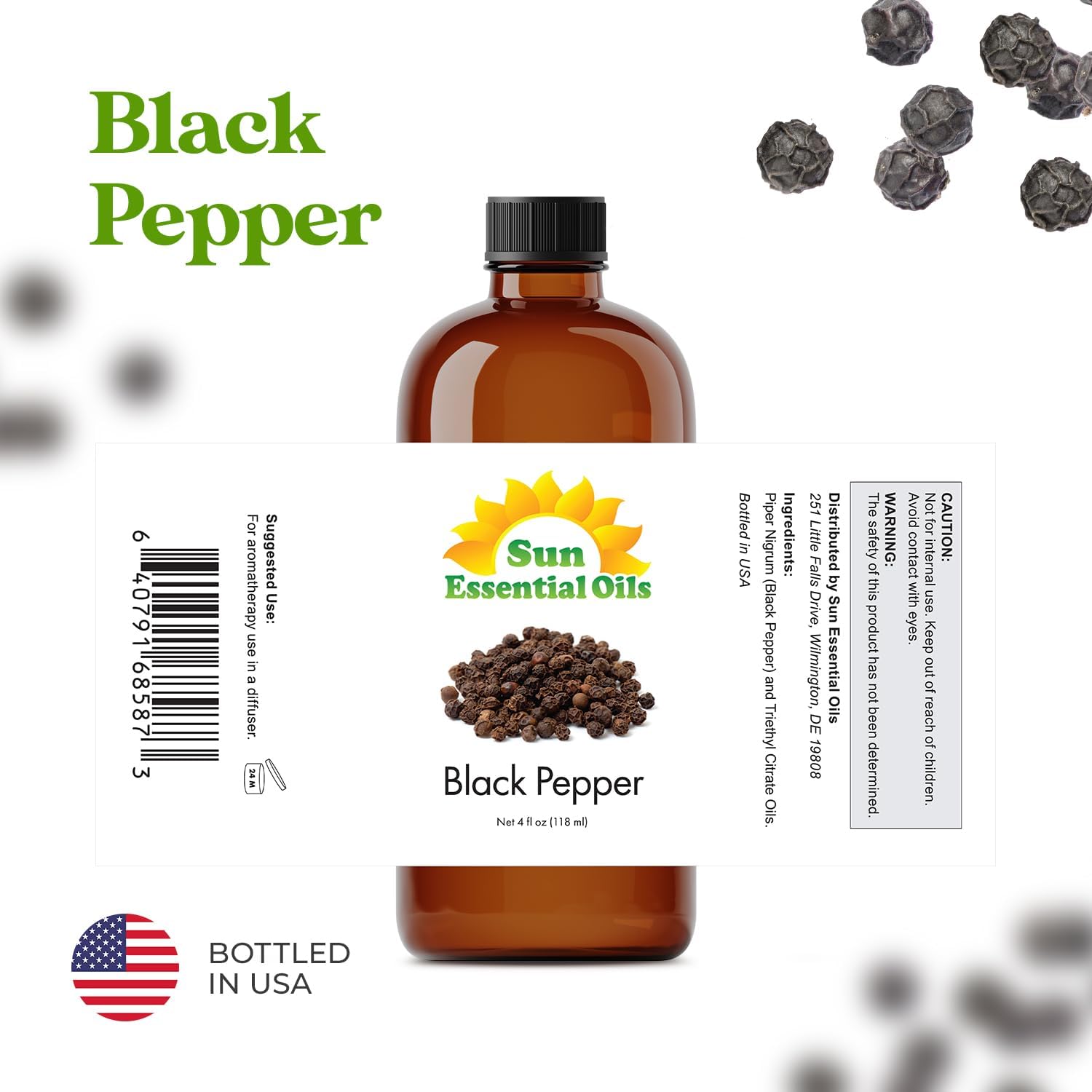 Sun Essential Oils Black Pepper 4oz
