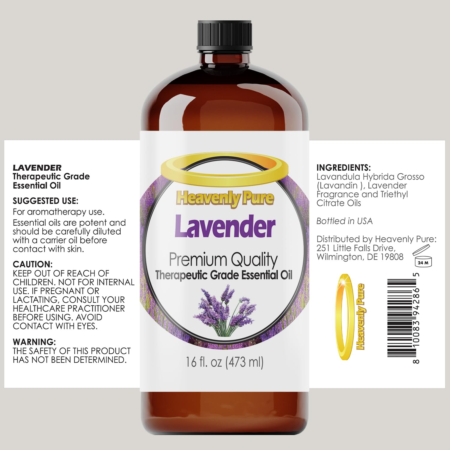 Heavenly Pure Lavender 16oz