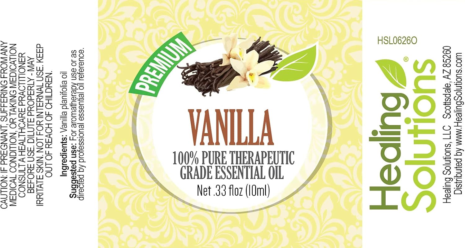 Pure Gold Essential Oils Vanilla 0.33oz