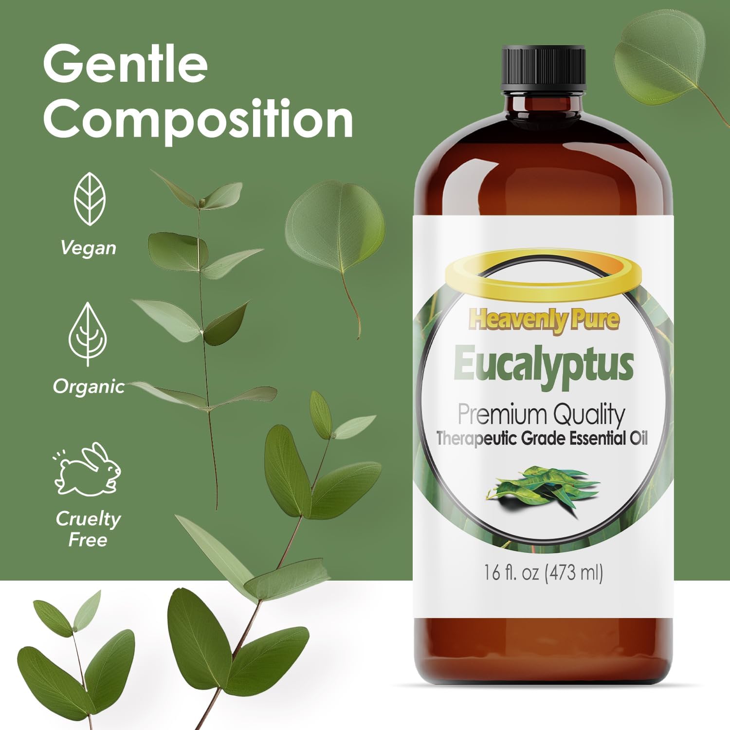 Heavenly Pure Eucalyptus 16oz