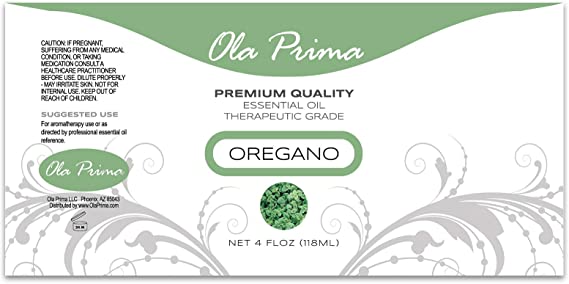 Ola Prima Oils 4oz - Oregano Essential Oil - 4 Fluid Ounces